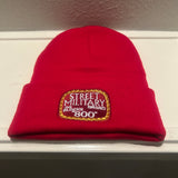 STREETMILITARYBRAND RED BEANIES