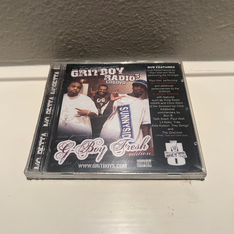GRIT BOYS “GRIT BOY RADIO” CD & DVD