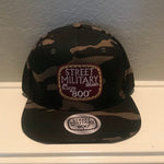 STREETMILITARYBRAND CAMOUFLAGE SNAPBACKS