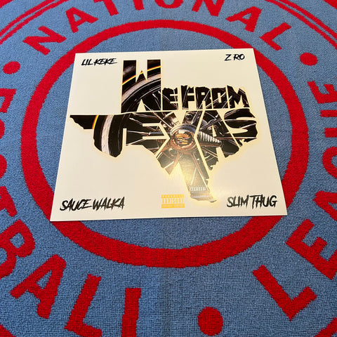 LIL KEKE-Z-RO-SLIM THUG-SAUCE WALKA “WE FROM TEXAS 12*12 ALBUM FLAT”