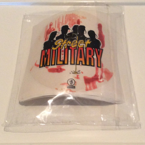 STREET MILITARY BRAND POUR-UP STICKERS (5)